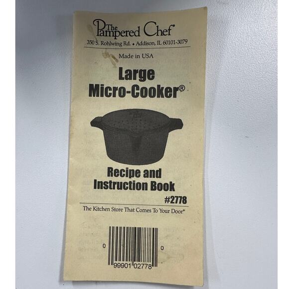 Pampered Chef Black Large 2Qt Micro Cooker Rice Veggie Steamer Strainer - Picture 5 of 10